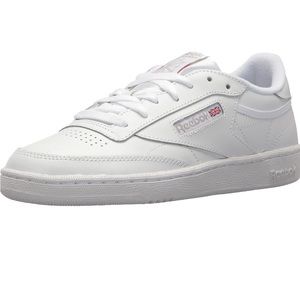Reebok Women's Club C 85 Tennis Sneaker White/Light Grey Size 7